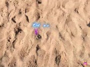 Naughty Beach Weekend - Nora Redmain Giving Head On Public Beach FULL 1/16