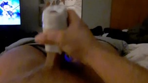 Jerk sleeve orgasm