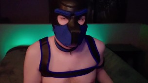 Little Pup Practises Sucking Cock
