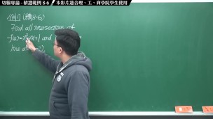[重啟][真・Pronhub 最大華人微積分教學頻道] 微分篇重點八：切線專論｜精選範例 8-6｜數學老師張旭