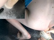 Фемдом.  Огромный анальный дилдо.  Двойной анальный фистинг.  Экстримальное проникновение. Домашнее. 11/16