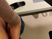 Мастурбация в примерочной 12/16