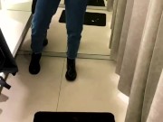 Мастурбация в примерочной 4/16