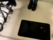 Мастурбация в примерочной 6/16