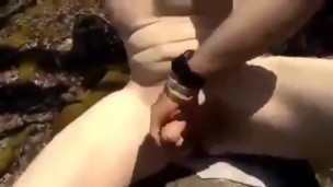 Jerking myself off with no hands lol 