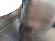 Milking this big dick on lunch in the car(Massive Cumload)