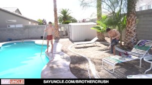 🔥Brother Crush - Step brothers Banging Each Other By The Pool