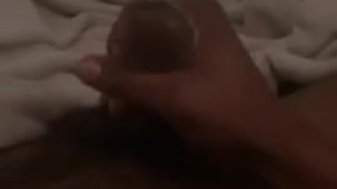 Stroking before wife Cums in 