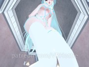 Blue Haired Cat Rope Bondage Headphones White Thicc Thighs Face Sits Riding BDSM POV Lap Dance 14/16