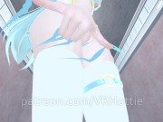 Blue Haired Cat Rope Bondage Headphones White Thicc Thighs Face Sits Riding BDSM POV Lap Dance 4/16