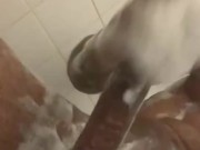 Shower Play Jerking My BBC