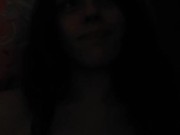 PinkMoonLust Feels Like a Crazy Hippy Ghost Hunter Chick Chasing Spirit Orbs in the Dark Darkness 1/16