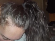 Deepthroating and begging for more 9/16