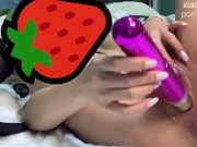 Wearing stockings and using a vibrator to insert a small hole for masturbation, the next (5 minutes  12/16