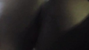 Sexy Ebony teen twerking brown booty on the road