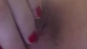 Real female orgasm playing with a womanizer toy