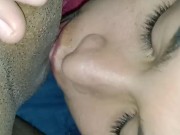 Cremalatina | Esposa caliente se traga la leche de su marido