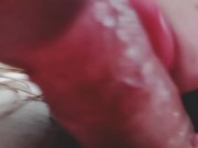 Sloppy blowjob in the back seat while homegirl drives 11/16