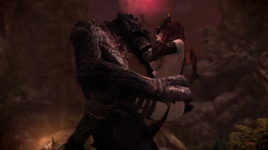 A Romantic Fuck Under The Moonlight With A Troll