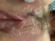 Shaving my pussy lips 6/16