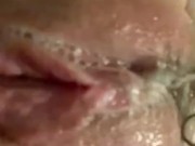 Shaving my pussy lips 8/16