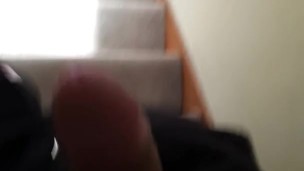 answering the door with my hard cock out