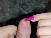 Frenulum Tease With Vibrator And Long Nails Inserting *Trailer* 10/16