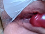 Squirting after being deep dicked 