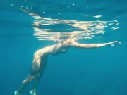 Naked mermaid let me swim with her and I filmed her 11/16
