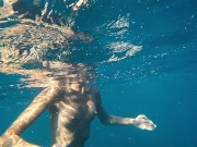 Naked mermaid let me swim with her and I filmed her 12/16