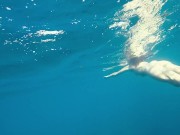 Naked mermaid let me swim with her and I filmed her 15/16