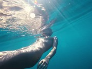 Naked mermaid let me swim with her and I filmed her 3/16