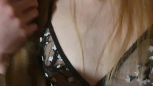 Erotic video with sexy petite model. Gentle masturbation performance