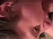 Amateur barely legal sucking and riding fat cock  10/16