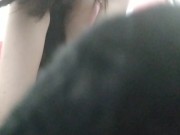 Giantess shrunk you and play with her socks and feet with you 3/16