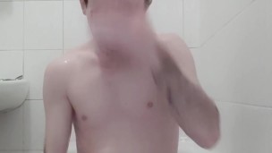 Solo boy with big dick cum 