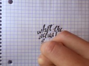 What the Actual F*ck Calligraphy 12/16