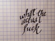 What the Actual F*ck Calligraphy 16/16