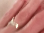 Me rubbing my gfs pussy