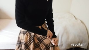 【素人OL】Tバック姿で私服に生着替え