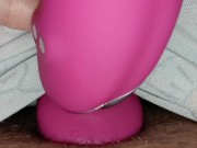 Teen vibrating wet pussy and clit until leg shaking orgasms! 14/16