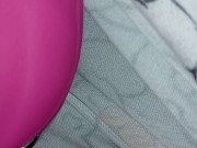 Teen vibrating wet pussy and clit until leg shaking orgasms! 15/16