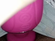 Teen vibrating wet pussy and clit until leg shaking orgasms! 6/16