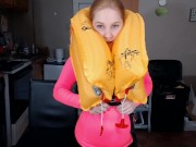 Inflating an Airplane Life Vest 11/16