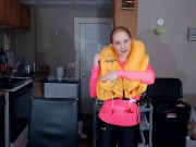 Inflating an Airplane Life Vest 15/16