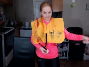 Inflating an Airplane Life Vest 3/16