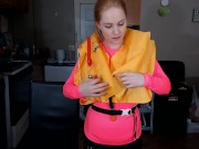 Inflating an Airplane Life Vest