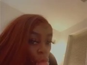 Deep throat’s BIG DICK