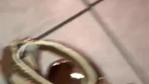 Girlfriend New Gold Heels Cummed