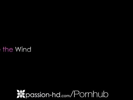 PASSION-HD Blonde Fucked With Cum Splash Facial In Backyard